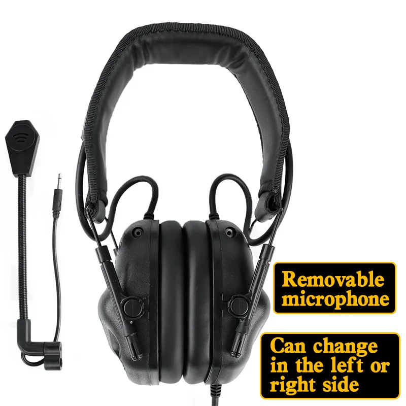Ny Stil Taktiske Headset Udendørs Skydning Militære Hovedtelefon Hoved Iført Version & Hjelm Udgave Hovedtelefoner 2