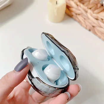 3D-Diamond-Transparent, Fluorescerende Farverig taske Til Samsung Galaxy Knopper Knopper+ Plus Bluetooth Hovedtelefon Fuld Beskyttende PC Cover 4