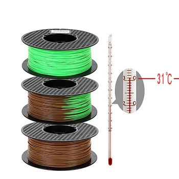 3D-Printer PLA FIlament Farve Skiftende Materiale Temperatur Følsomme Termisk Ledning 1.75 mm 1 kg/500g/250g Udskrivning af Materiale 38802