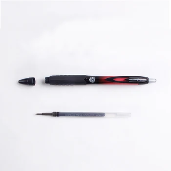 3Pcs/5pcs UNI UMN-307 Gradient Limited Edition Tryk Gel Pen Studerende Sort Test Pen 0.38/0,5 mm 3