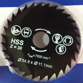 3pcs HSS Circular Saw Blade svinghjul Mini Træ Boring Cut-off-Hjulet El-Mølle Cutter Roterende Værktøj til Træbearbejdning Værktøj 0