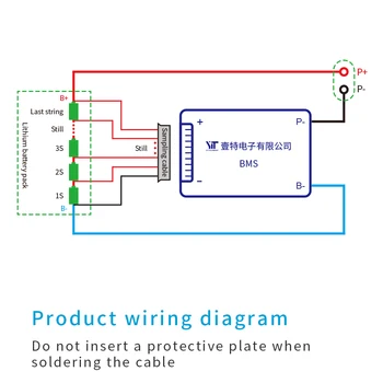 3S 12V Lithium-batteri 3,7 V power protection board temperatur beskyttelse udligning funktion overstrømsbeskyttelse BMS PCB 4