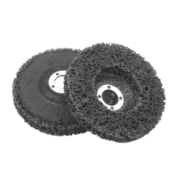 4-i Strip-Diske sandpapirskive Hjul Rene Fjerne Rust Maling Oxidation Belægning for Metal, Træ, Glasfiber 0