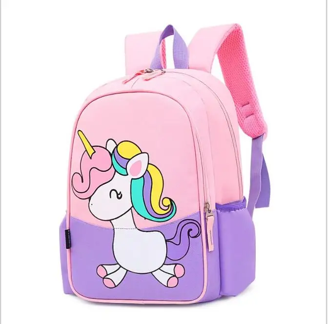 Børn unicorn skoletasker 2020 Nye Tegnefilm udskrivning schoolbags kids rygsæk til piger&drenge,mochila infantil 3