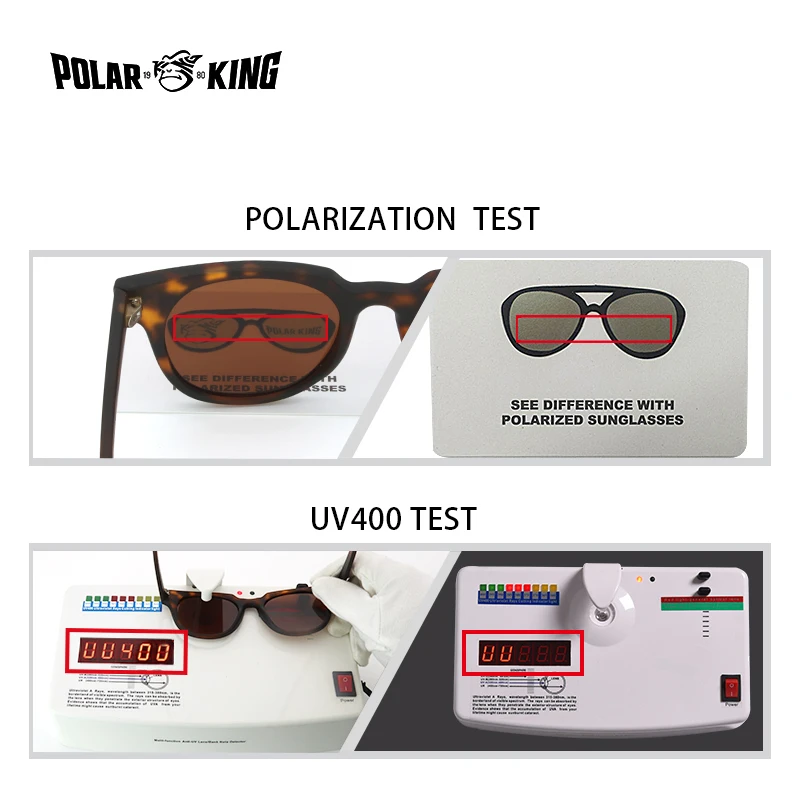 Polarking Vintage Oprindelige Design Solbriller Mænd Demi Gennemsigtig Stil Brillerne Høj Quailty Sol Briller Kørsel PL467 3