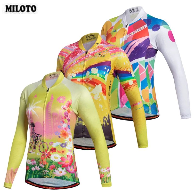 MILOTO langærmet Trøje Toppe Kvinder ' s Mountain bike Cykel Jersey Damer Cykling Shirts Foråret Efteråret Ropa Ciclismo 3
