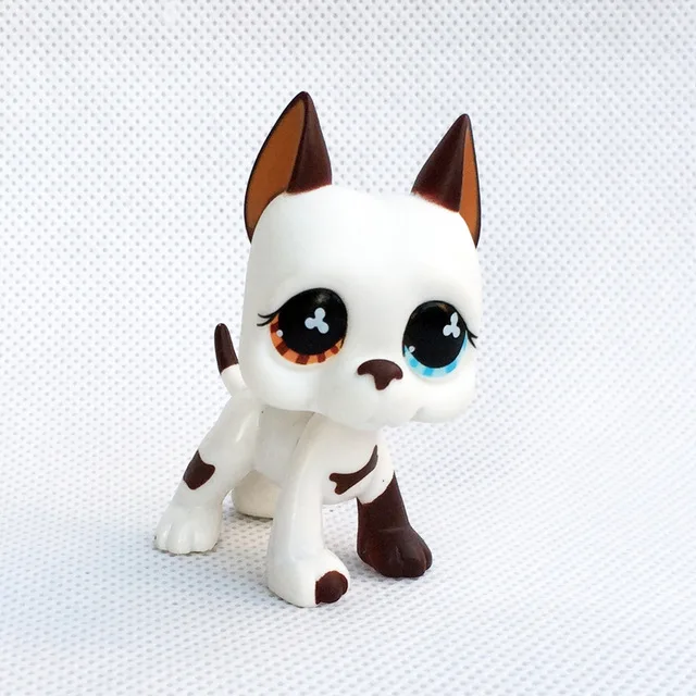 Pet Shop lps Anime Legetøj Stå Små Korte Hår Kat Pink Sort Gamle Originale Hund Gravhund Hyrde Great Dane Gratis Fragt 3