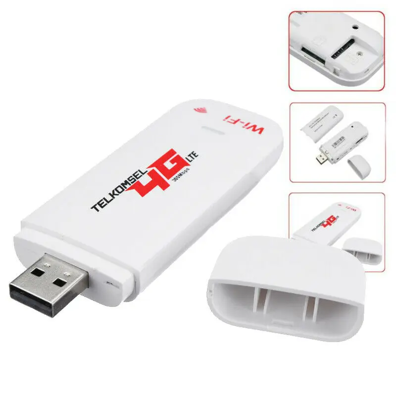 Ulåst 4G LTE Router WIFI Trådløse USB-Dongle Bredbånd Modem 150 Mbps Bærbare Bil WIFI Router Hotspot 3
