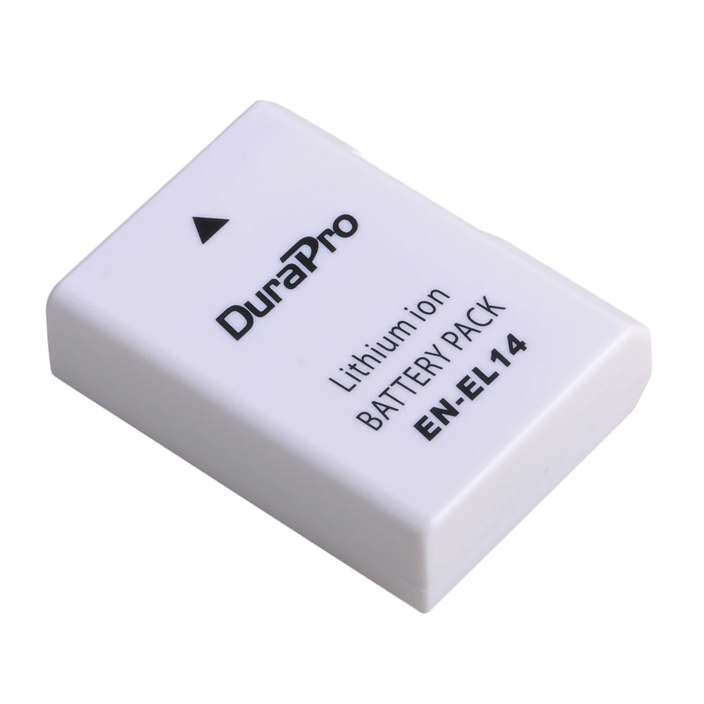 DuraPro DA-EL14a EN-EL14 EL14-Batteri + LCD-USB-Oplader til Nikon D5600,D5500,D5300,D5200,D5100,D3200,D3300,P7800,P7700,P7100 3