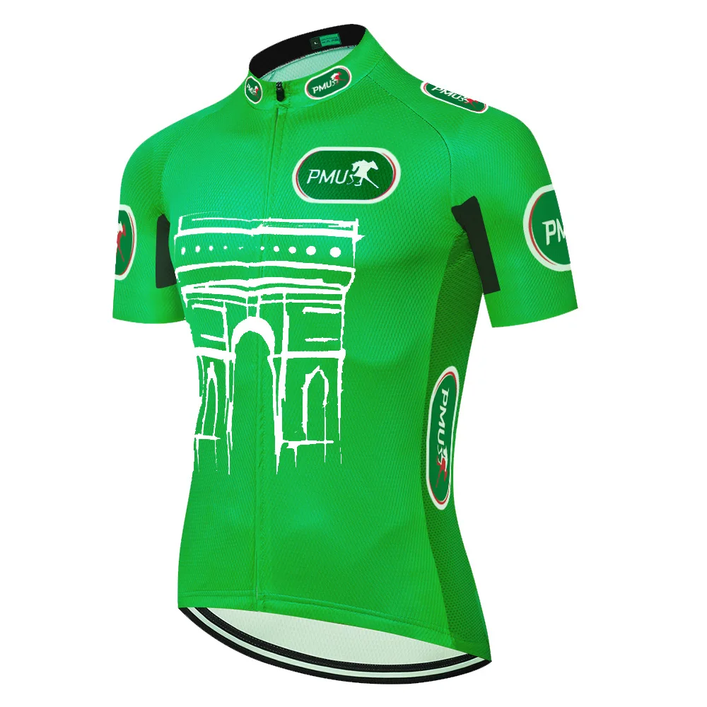 Classic team de france camisa de ciclismo masculina sommeren hurtig tør åndbar kortærmet cykel-shirt til mænd 3