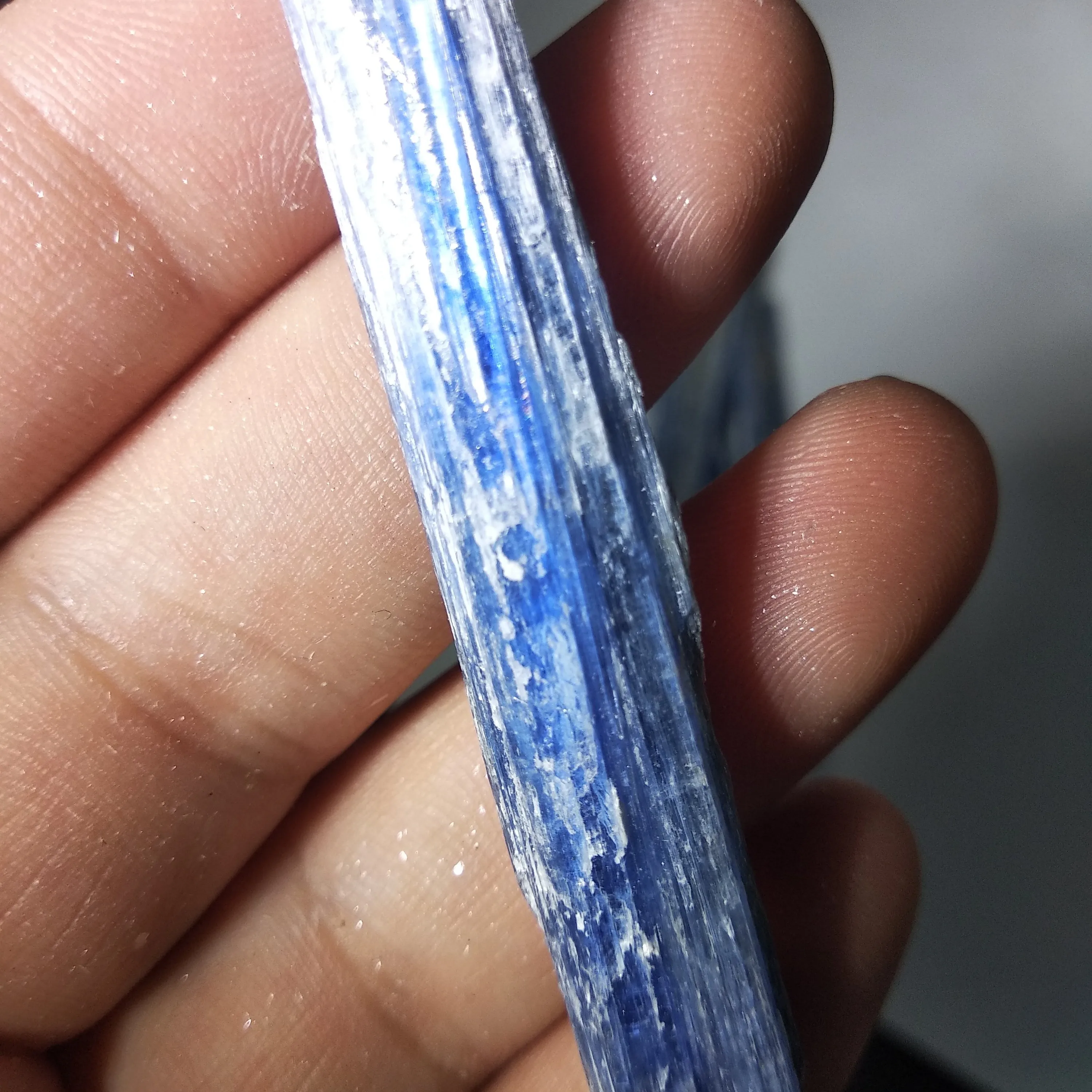 100g naturlige sjældne blå krystal naturlige Kyanite hård sex perle sten mineral prøve healing 3