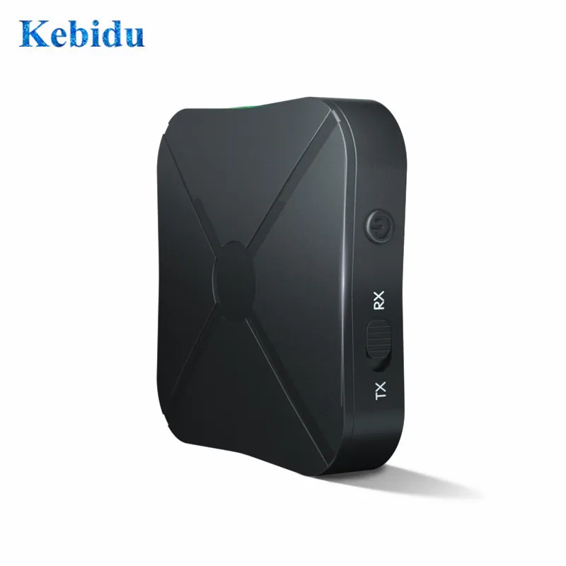 Kebidu 2-I-1 Audio Bluetooth-Adapter Modtager Sender Bluetooth-Transceiver-Modtageren Sender 4.2 Audio på 3,5 mm PK B6 3