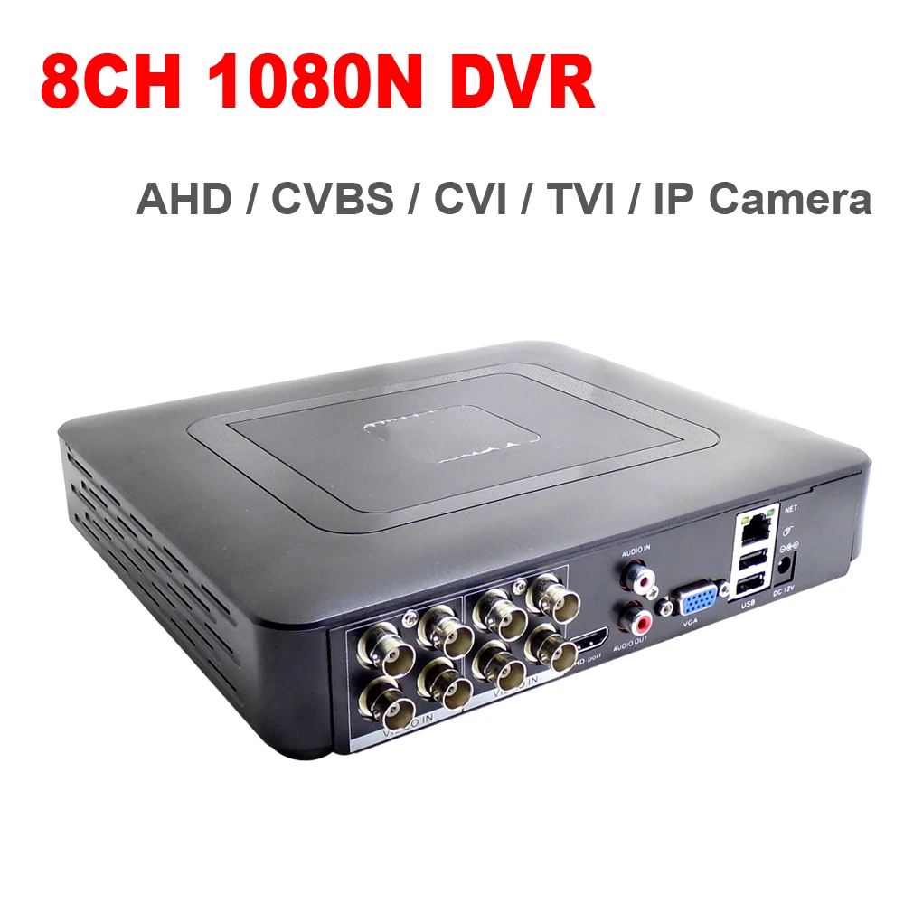 4CH 8CH AHD Mini DVR 1080N CCTV HD Videoovervågning Sikkerhed System Hybrid Onvif For IP-Kamera Analog CVI TVI 1080P 8channels 3