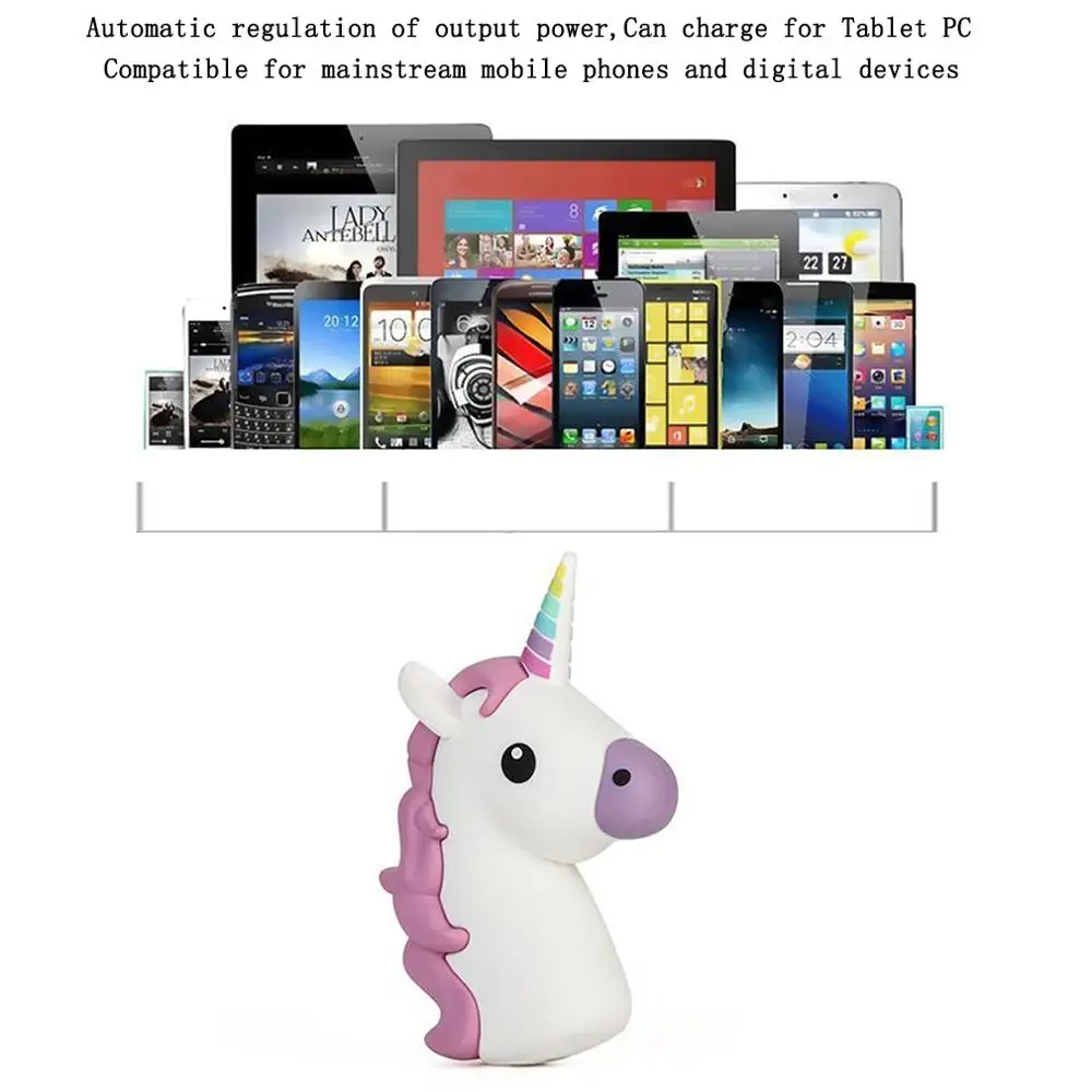 Personlige Kreative Cartoon Animal Shape Mobile Phone Power Bank Med Stor Kapacitet Strømforsyning Til Iphone Til Samsung 3