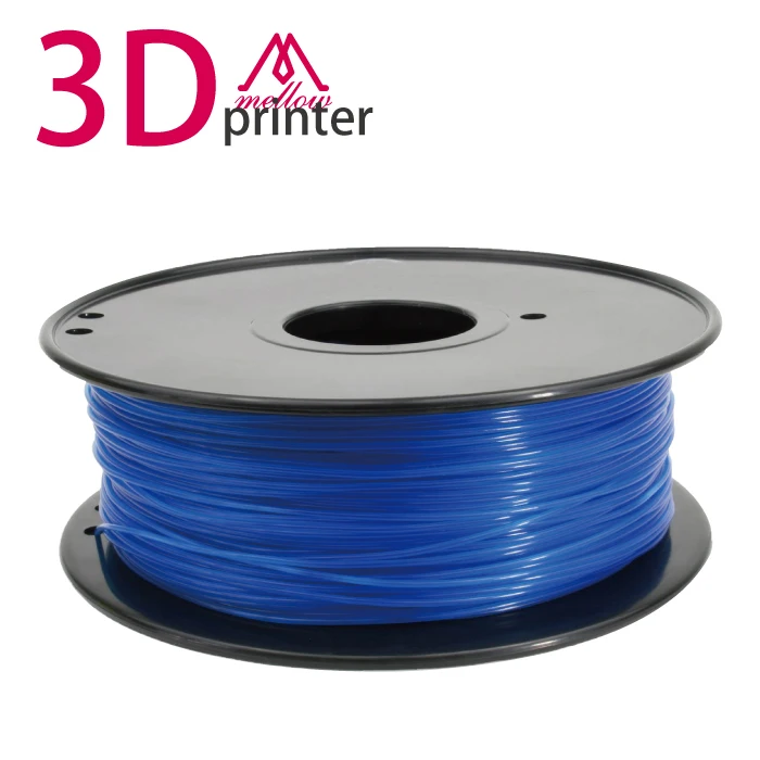 100g 3D-Printer PC Filament 1.75 / 3.0 til Makerbot,Reprap OP,Afinia,Flash Smedje og alle FDM 3D-Printere,Blå Semi-gennemsigtig 3