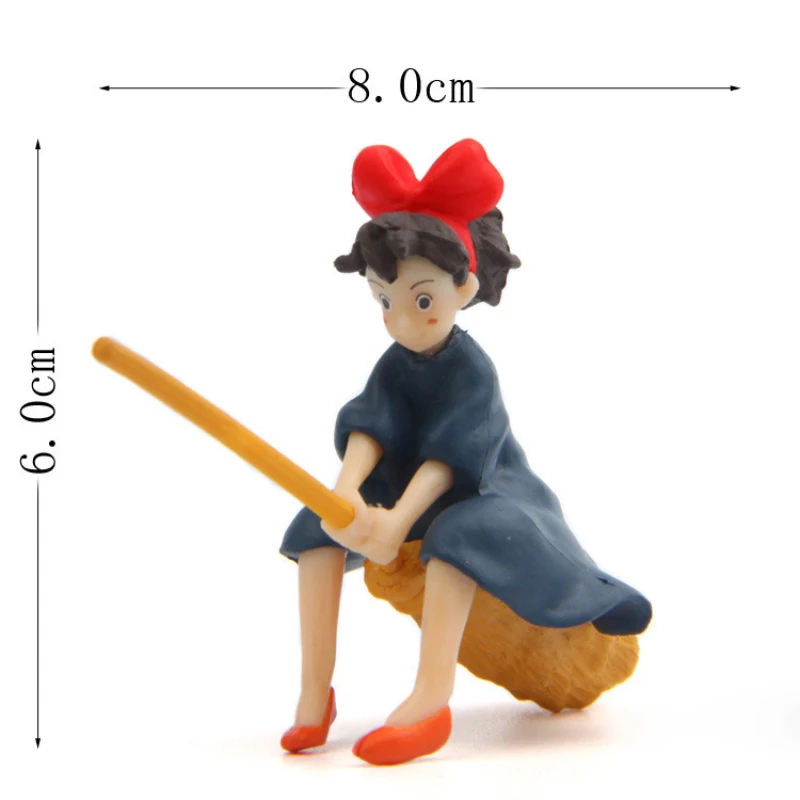 Magic Girl Kiki Miniatura Dukkehus Have Hjem Bonsai Dekoration Mini-Toy Miniature Harpiks Håndværk Ornamenter Micro Indretning og DIY 3
