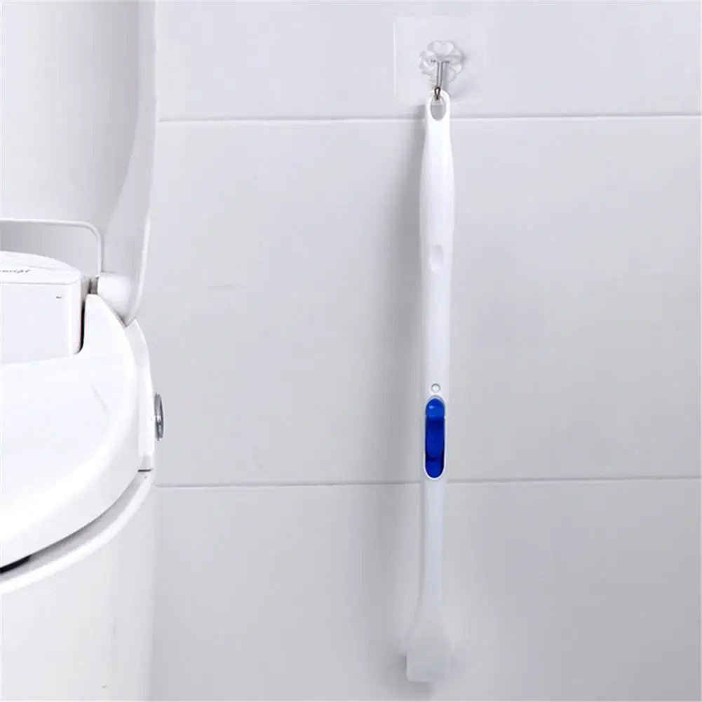 Disponibel Toilet Børste Sæt ABS Plast Holdbar Toilet Brush Cleaner med 12PCS Refill Hoveder Badeværelse Desinfektion af Værktøj 3