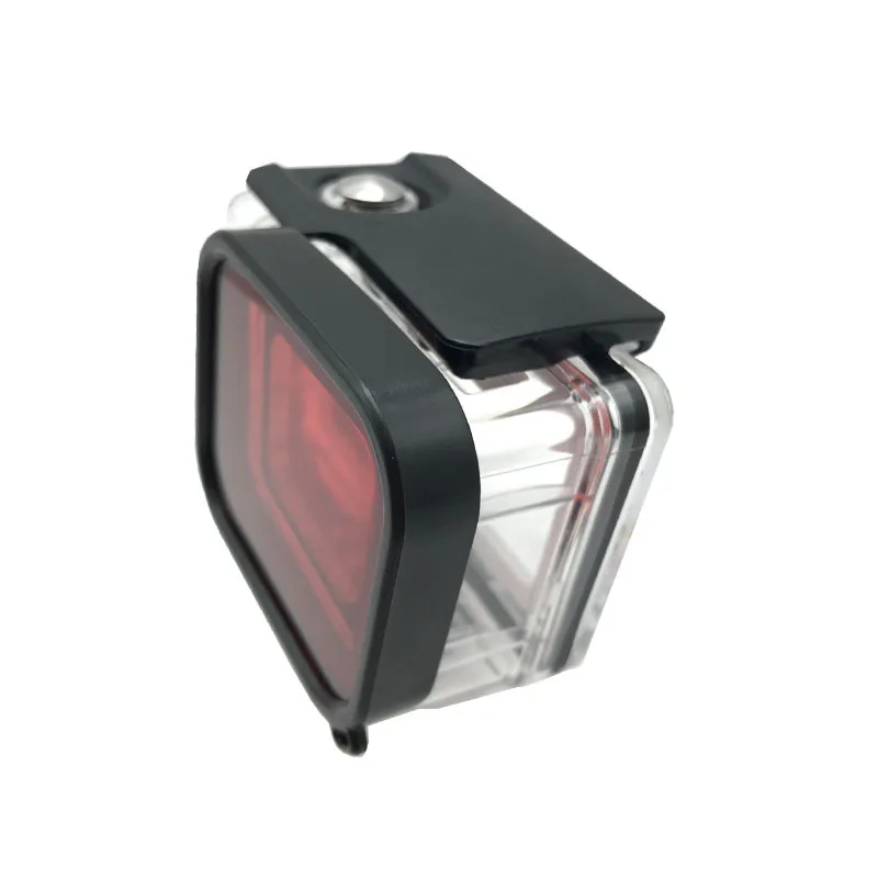 Vandtæt Sag Linse Filter 40M Dykning Filter-Objektiv Protector shell, der Passer Til GoPro Hero 7 Hvid Sølv Sports kamera 3