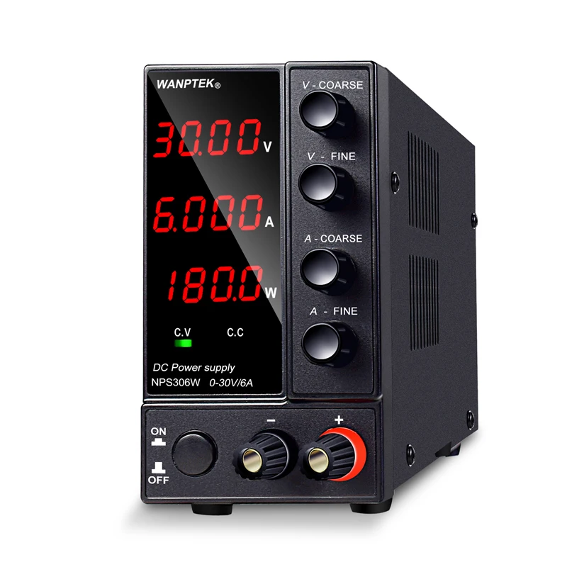 Bænk dc strømforsyning justerbar 30V 5A 6A fire-cifret lcd-display med VARIABEL skifte strømforsyningen ac 110v 220v 300w 360w 3