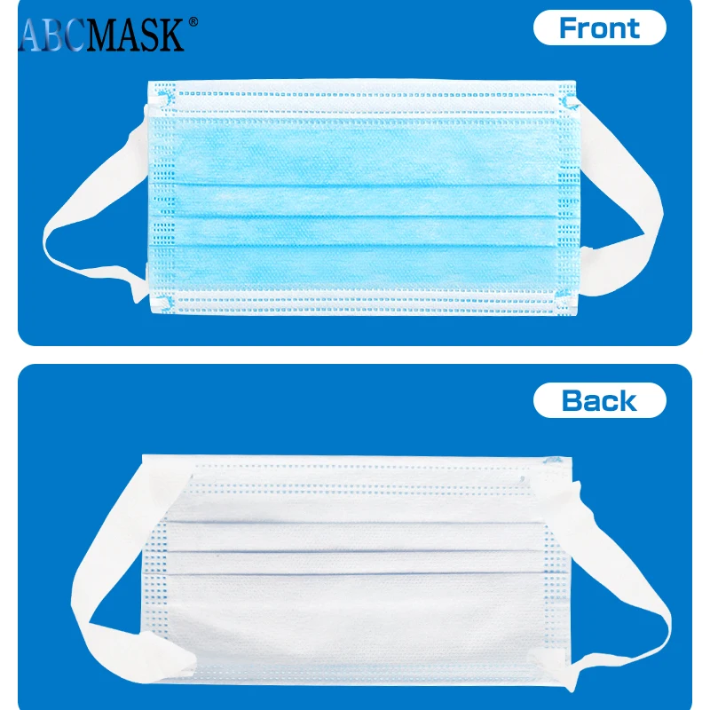 400pcs/8box Medicinsk ansigtsmasker Disponibel 3-Lag Lags Filter Anti Bakterier, Virus Kirurgiske Ansigt Maske for Munden For Kim Beskyttelse 3