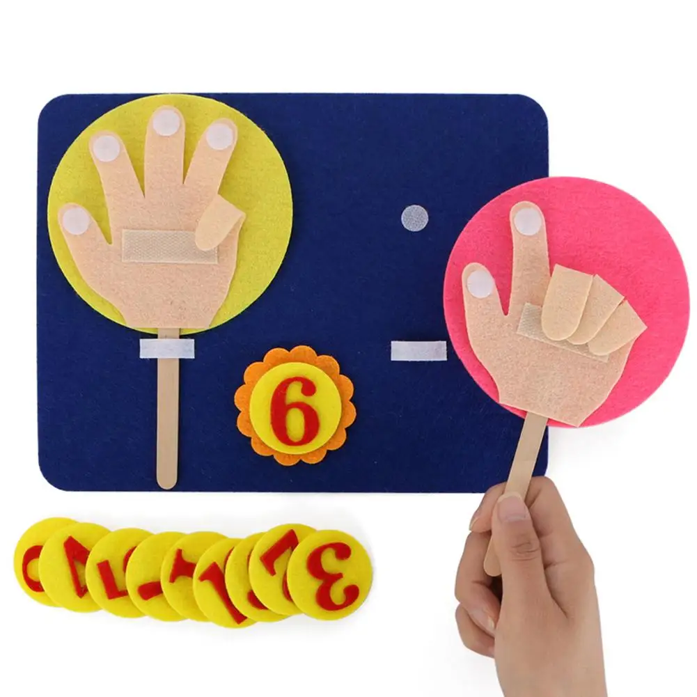 Børnehaven Matematik Pædagogisk Legetøj Finger Tal Sæt Barn Undervisning Toy Pædagogisk Innovation Toy 3