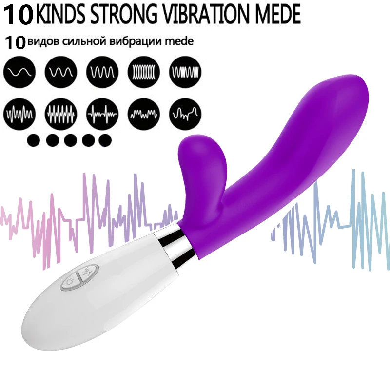 G Spot Dildo Rabbit Vibrator Sex Legetøj til Kvinder Silikone Dual Vibration Kvindelige Vagina, Klitoris Massager Masturbator Sex Værktøjer 3
