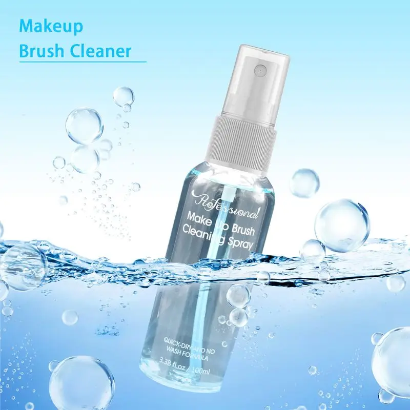 100 ml Professionel Makeup Brush Cleaner Spray Straks Dyb Rengøring Hurtig-Tør Ikke-Vask Fjerne Kosmetiske Pletter Shampoo Flydende 3
