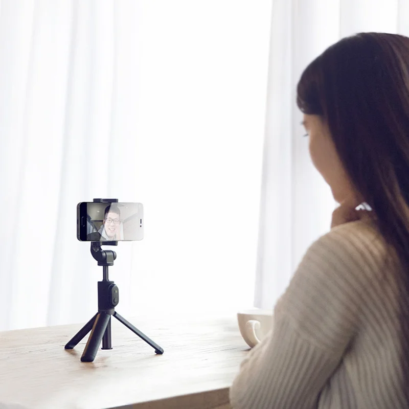 Original Xiaomi Beslag Selfie Stick 360 Graders Roterbar Mobiltelefon Holder Aluminium Stang Net Kendte Selfie Artefakt 3