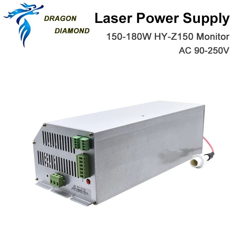 DRAGON DIAMANT 150-180W CO2-Laser Strømforsyning Monitor-AC90-250V Z150 for Laser Gravør HY-Z150 Z-Serien 3