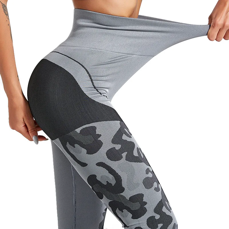 2020 Yoga Leggings Sports Bukser Kvinder Tights Trænings-Og Legging Athletic Camouflage Sport Bukser Kører Elastisk Stretch Fitness Bukser 3