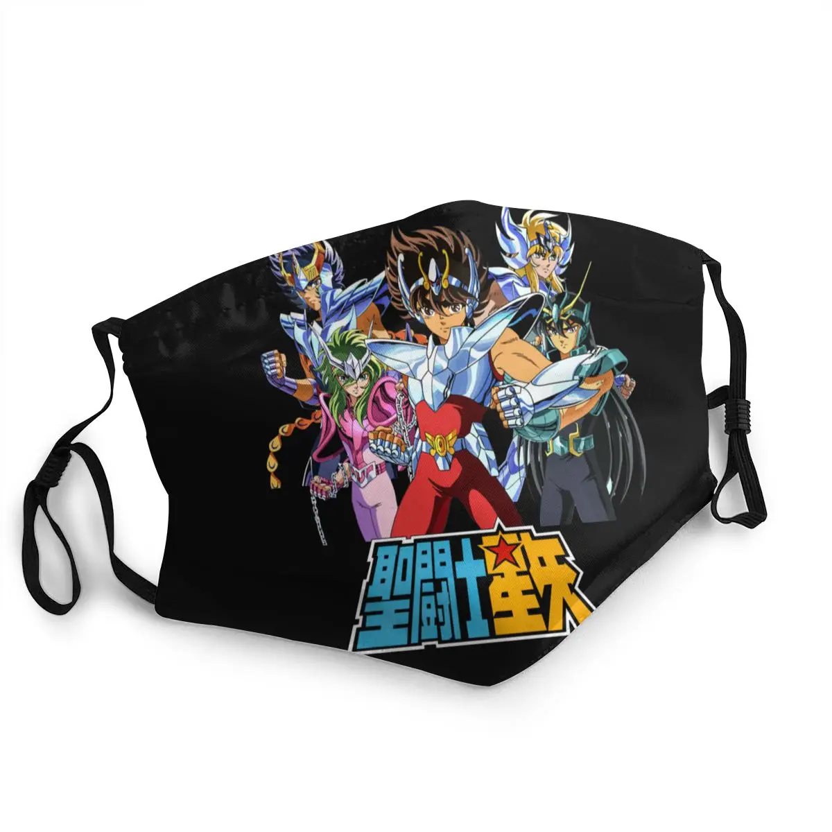 Saint Seiya Genanvendelige Face-Maske-Knights of the Zodiac Saint Seiya 90'erne Animationsfilm Støv Beskyttelse Dækning af Respirator 3