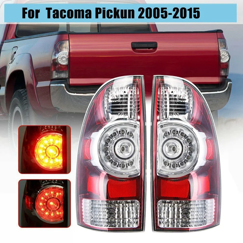 For 2005-Toyota Tacoma LED Bageste Tair bremselys Lampe Tåge Lys Udskiftning 05-15 3