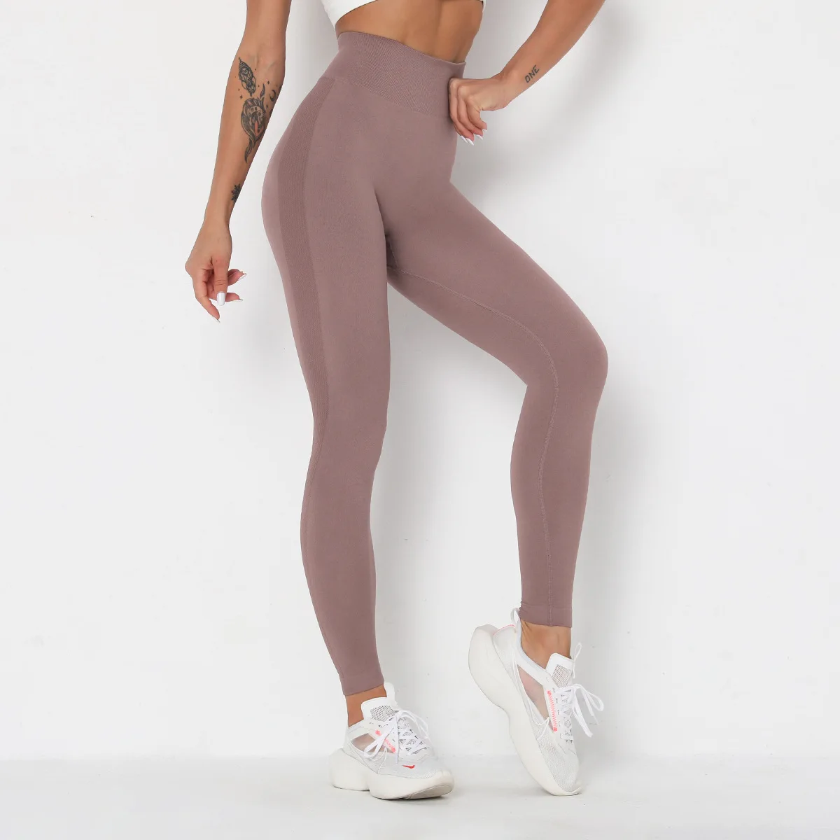 Høj Talje Kvinder Trænings-Og Legging Yoga Bukser, Sportstøj Solid Kører Yoga Bukser Energi Elastiske Bukser Gym Girl Tights 3