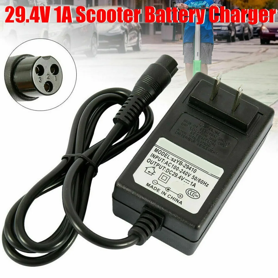 24V 1A Lithium Batteri Hurtig Oplader Egnet til Razor E500 S MX350 E200 E300 Høj Kvalitet Scooter Batteri Oplader 3
