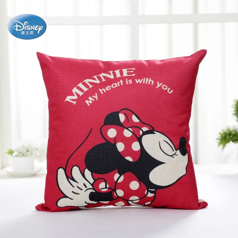 Disney Tegnefilm Mickey, Minnie Mouse Prinsesse Dekorative/nap Pude Tilfælde Dække 1stk Pillowsham pudebetræk for Børn 45x45cm 3
