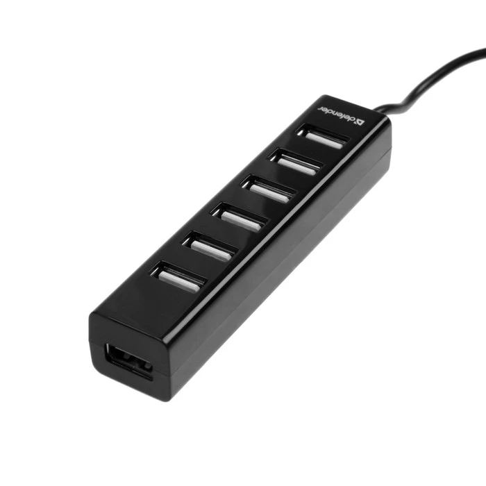 Splitter Defender Quadro Swift USB2.0, 7 porte, kabel-0,6 m, sort 4991476 3