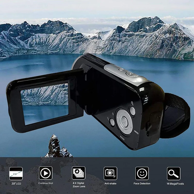 Video Kameraer, Videokamera, Digital Kamera, Mini DV Kamera Videokameraer HD-Optager LHB99 3