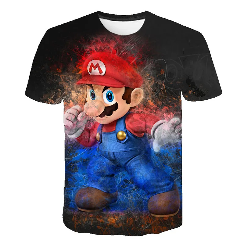 Drenge Mario T-shirt SuperMario Udskrive Tøj Piger 3D-Sjove T-shirts Kostume Børn 2020 sommer Tøj Kids Tee Baby t-shirts 3