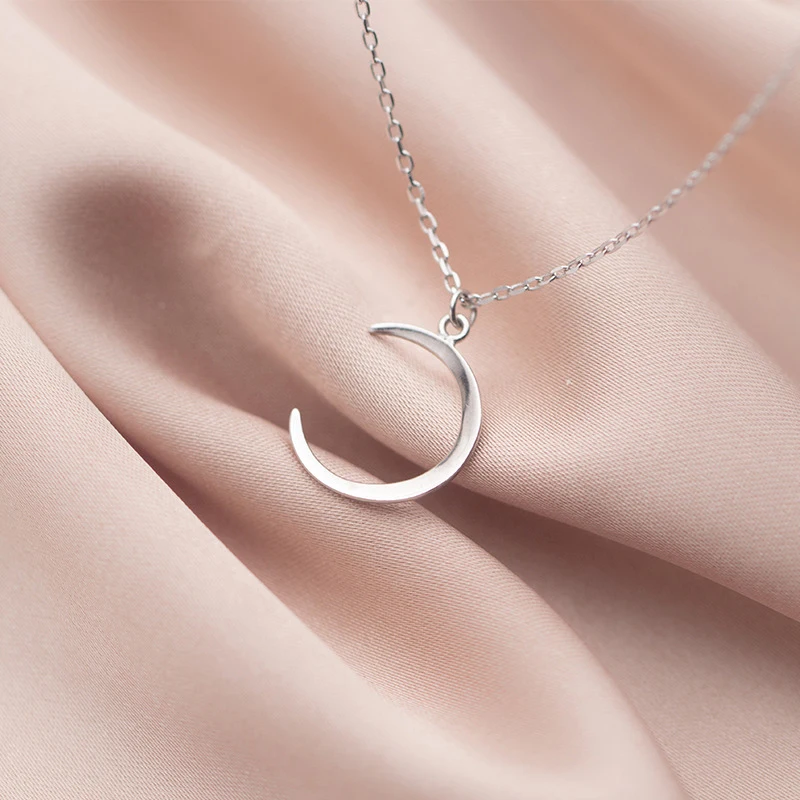 MODIAN Minimalistisk Crescent Halskæde til Kvinder 925 Sterling Sølv Justerbar Link Kæde Halskæde Fine Smykker 2020 Ny 3