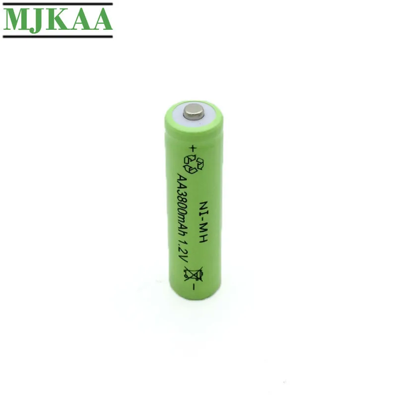 MJKAA 10STK 1,2 V AA Ni-MH 3800mAh Genopladeligt Batteri Rechargerable Batterier til LED Lommelygte Kamera Pre-Charged 3