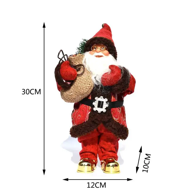 Christmas Santa Dukke Stor Størrelse Santa Claus Legetøj Jul Bløde Dukke Julepynt Gave til Kids Xmas Tree Ornament 3