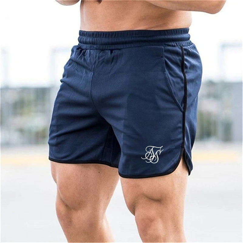 Sik silke trænings-og camouflage shorts til mænd sommeren fitness træning mænds åndbar net quick-tørring sportstøj jogging beach shorts 3