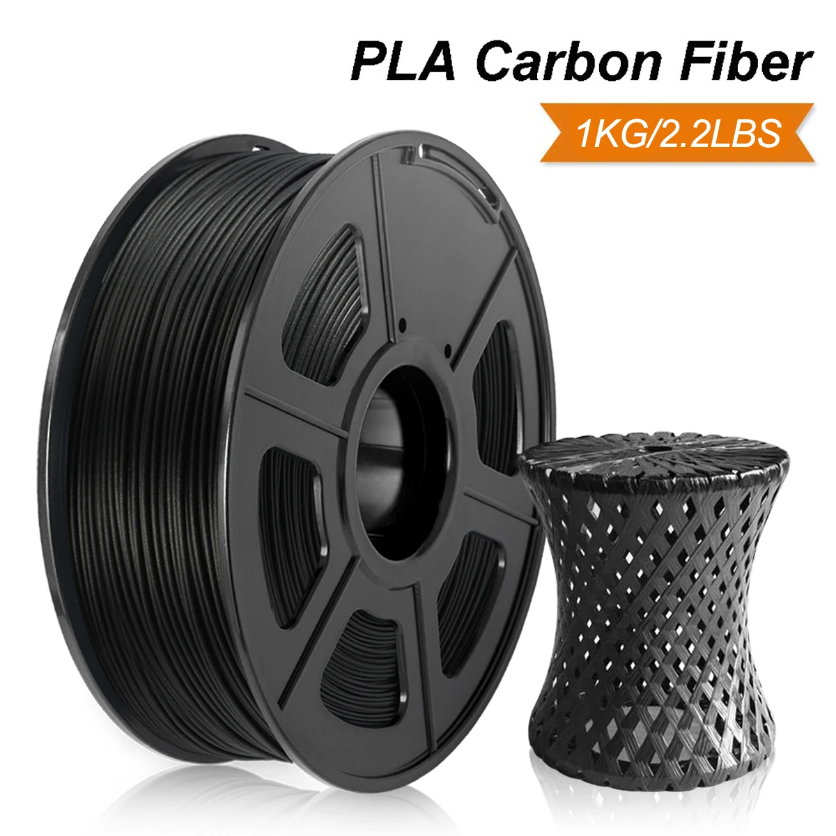 Enotepad PLA Carbon fiber 1 kg 2.2 lbs 3D-Printer Filament ingen boble 1.75 mm svært glødetråd til afføring model udskrivning 3