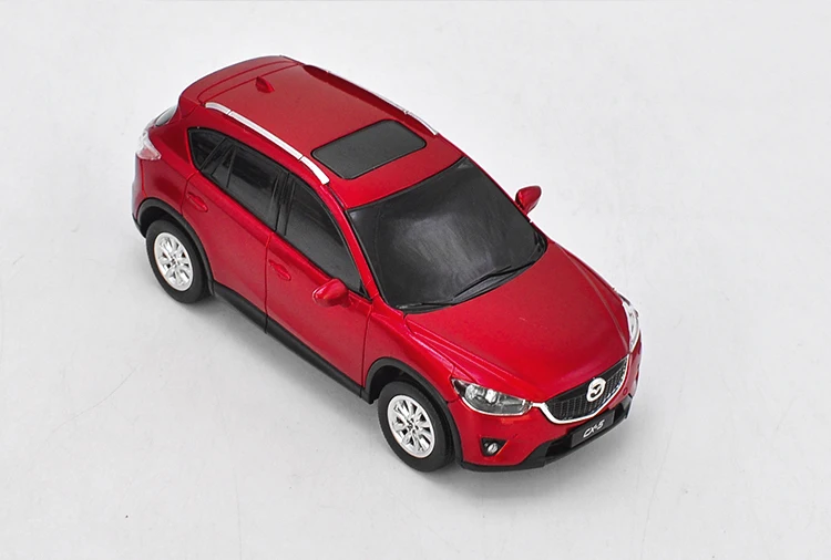 1:43 Plast Model for Mazda CX-5 Red SUV Plastik Pull-back, Toy Bil Miniature Samling Gave CX5 CX 5 3
