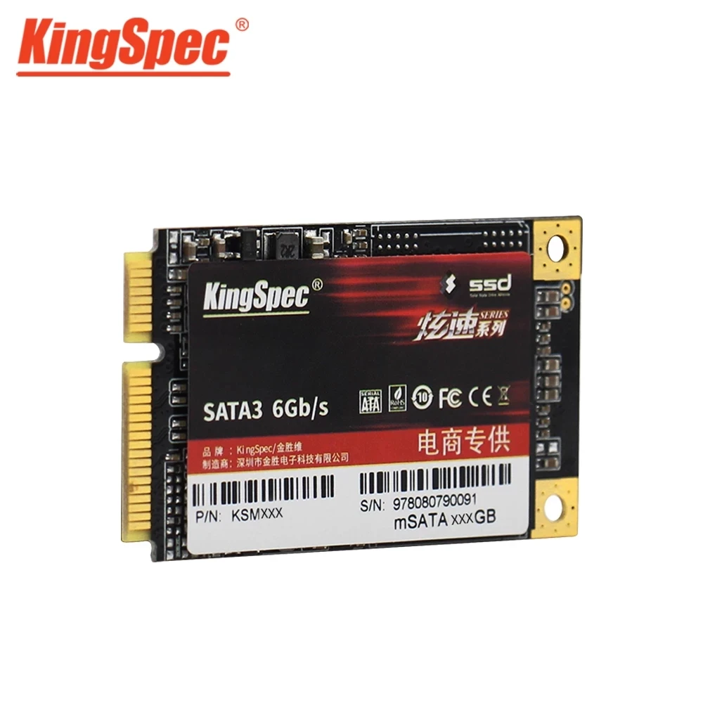KingSpec mSATA SSD 1TB SSD Disk 64GB 128GB 256 GB 512 GB Mini SATA-III Interne ssd-harddisken Til Bærbar Server 3