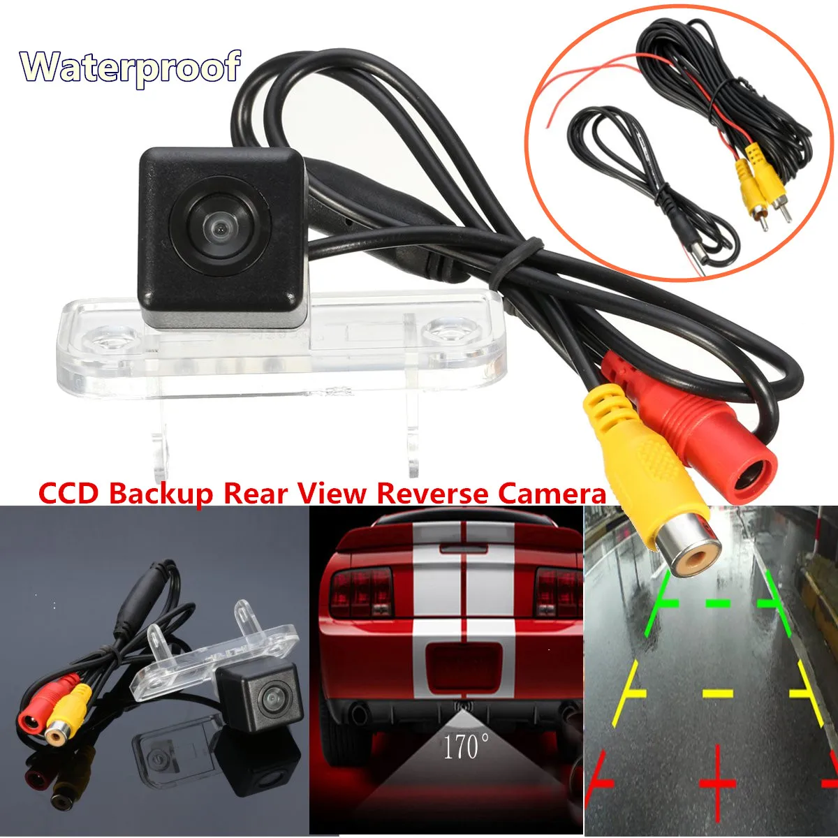 Wire / Trådløst CCD HD Bil førerspejlets Kamera Parkering for Benz E-Klasse W211 E350 E420 E500 E550 E55 E63 AMG 3
