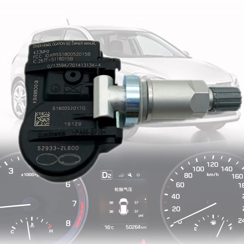 1STK tire pressure monitoring system 52933-2L600 FOR Hyundai Elantra Kia Pro Ceed SW 2012 TPMS-Tire pressure sensor 529332L600 3