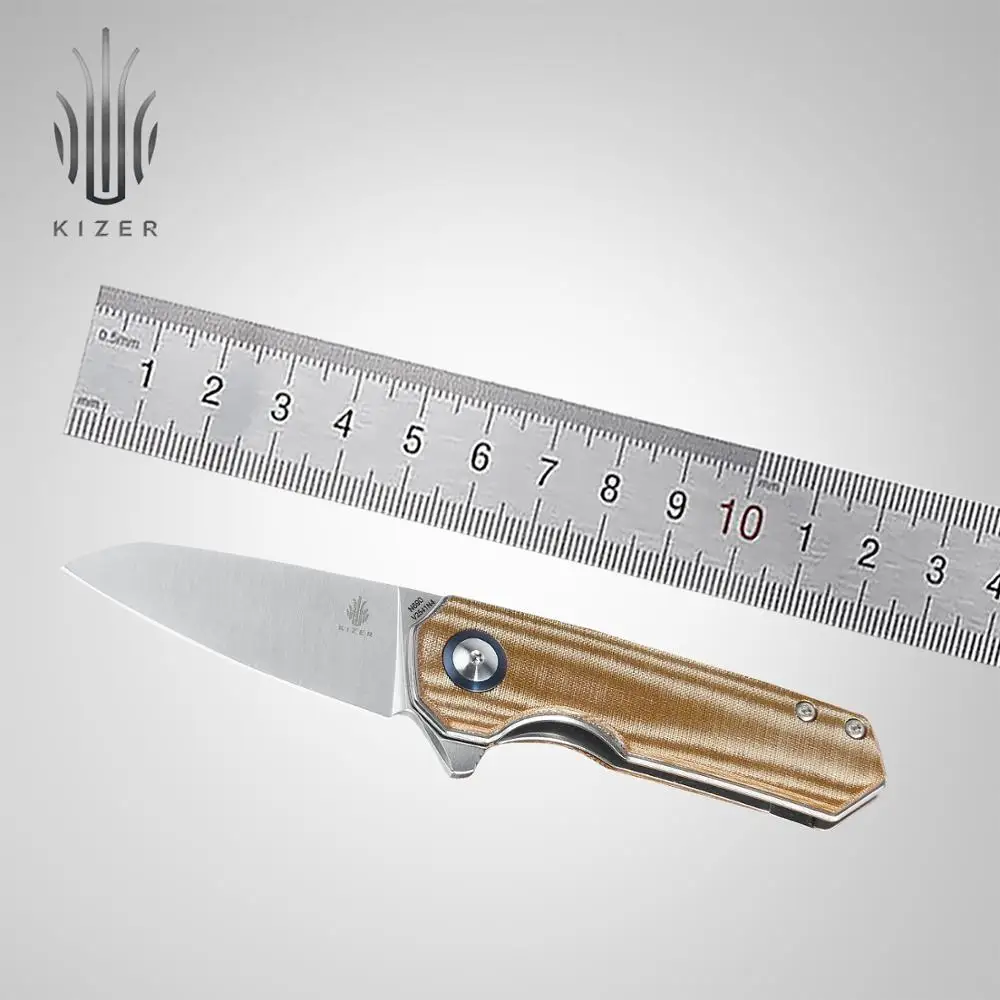 Kizer Folde Pocket Kniv V2541N4 Lieb 2020 Nye Micarta Håndtere Kniv er Designet Af Azo 3