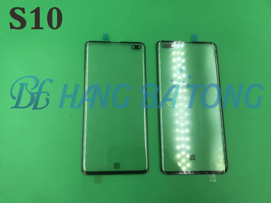 10STK Oprindelige LCD-Skærm Foran Touch Screen Ydre Glas Linse Til Samsung Galaxy S10 kant S10+plus G975 G975F 5G Replacemen 3