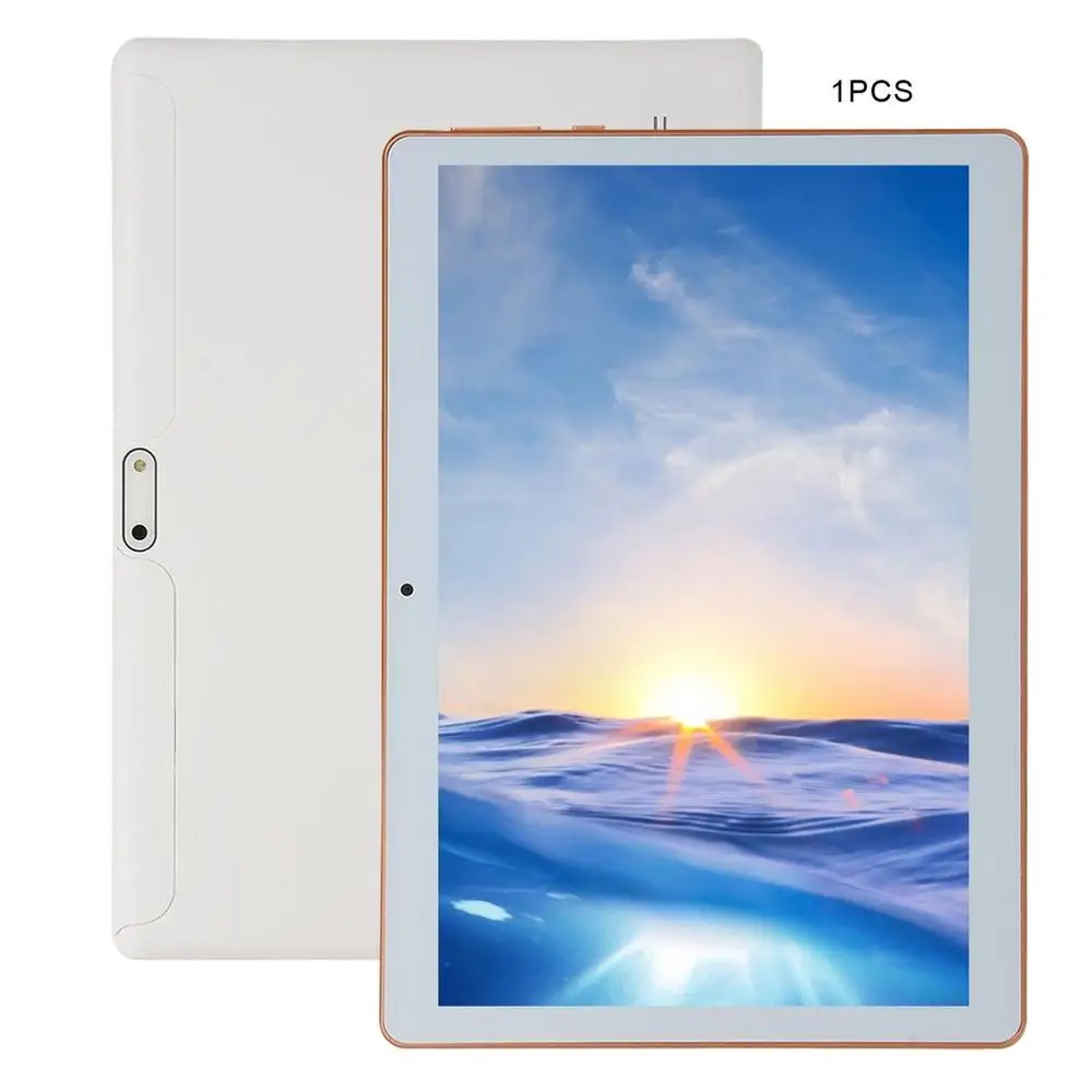 KT107 Plast Tablet-10.1 Tommer Store Skærm, Android Version 8.10 Mode Bærbare Tablet 8G+64G Hvid Tablet 3
